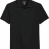 Awearness Kenneth Cole Modern Fit Welded Polo, Black -Male Clothing Store MW40 6MLH 02 AWEARNESS KENNETH COLE BLACK MAIN