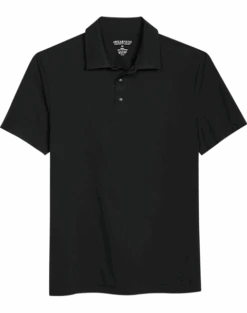 Awearness Kenneth Cole Modern Fit Welded Polo, Black