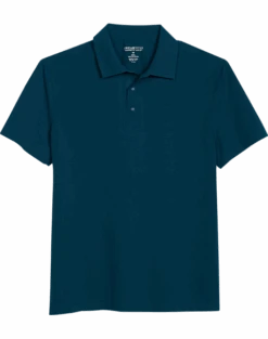 Awearness Kenneth Cole Modern Fit Welded Polo, Teal