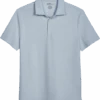 Awearness Kenneth Cole Modern Fit Pique Polo, Light Blue -Male Clothing Store MW40 6MLK 26 AWEARNESS KENNETH COLE LT BLUE MAIN