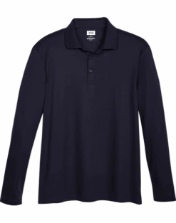 Joseph Abboud Modern Fit Luxe Cotton Polo, Navy