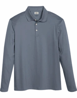 Joseph Abboud Modern Fit Luxe Cotton Polo, Slate