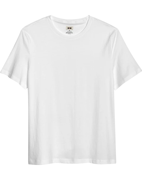 Joseph Abboud Modern Fit Luxe Cotton Jersey Knit Crew Neck T-Shirt, White 3 Joseph Abboud Modern Fit Luxe Cotton Jersey Knit Crew Neck T-Shirt, White
