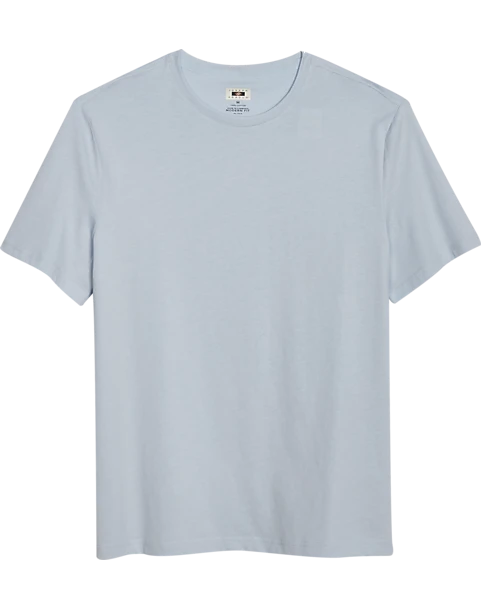 Joseph Abboud Modern Fit Luxe Cotton Jersey Knit Crew Neck T-Shirt, Light Blue 3 Joseph Abboud Modern Fit Luxe Cotton Jersey Knit Crew Neck T-Shirt, Light Blue
