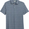 Joseph Abboud Modern Fit Polo, Slate Stripe -Male Clothing Store MW40 6MVG 17 JOSEPH ABBOUD SLATE MAIN