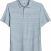 Joseph Abboud Modern Fit Short Sleeve Polo Shirt, Light Blue Stripe -Male Clothing Store MW40 6N3H 26 JOSEPH ABBOUD LT BLUE MAIN