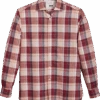 Joseph Abboud Modern Fit Sport Shirt, Burgundy Madras Plaid 2 Joseph Abboud Modern Fit Sport Shirt, Burgundy Madras Plaid -Male Clothing Store MW40 6N6X 06 JOSEPH ABBOUD BURG MAIN