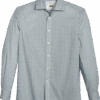 Joseph Abboud Modern Fit Sport Shirt, Slate Leaf Vine 1 Joseph Abboud Modern Fit Sport Shirt, Slate Leaf Vine -Male Clothing Store MW40 6N7C 17 JOSEPH ABBOUD SLATE MAIN