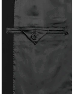 Awearness Kenneth Cole Slim Fit Soft Jacket, Black Seersucker -Male Clothing Store MW40 6N8N 02 AWEARNESS KENNETH COLE BLACK ALT4