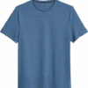 Michael Strahan Modern Fit Crew Neck T-Shirt, Medium Blue -Male Clothing Store MW40 6NCP 14 MICHAEL STRAHAN MED BLUE MAIN