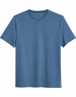 Michael Strahan Modern Fit Crew Neck T-Shirt, Medium Blue