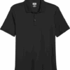 Joseph Abboud Modern Fit Luxe Cotton Polo, Black -Male Clothing Store MW40 6ND1 02 JOSEPH ABBOUD BLACK MAIN