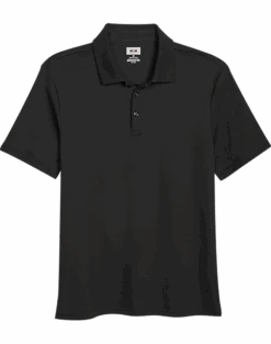 Joseph Abboud Modern Fit Luxe Cotton Polo, Black