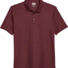Joseph Abboud Modern Fit Luxe Cotton Polo, Burgundy -Male Clothing Store MW40 6ND1 06 JOSEPH ABBOUD BURG MAIN