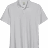 Joseph Abboud Modern Fit Luxe Cotton Polo, White