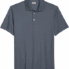 Joseph Abboud Modern Fit Luxe Cotton Polo, Slate Gray -Male Clothing Store MW40 6ND1 17 JOSEPH ABBOUD SLATE MAIN