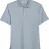 Joseph Abboud Modern Fit Luxe Cotton Polo, Light Blue
