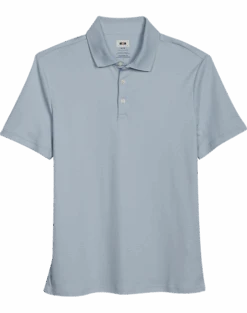 Joseph Abboud Modern Fit Luxe Cotton Polo, Light Blue