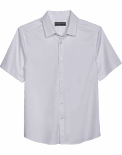 Paisley & Gray Slim Fit Spread Collar Sport Shirt, White