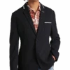 Paisley & Gray Slim Fit Knit Blazer, Navy -Male Clothing Store MW40 6NE0 01 PAISLEY GRAY NAVY MAIN