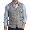 Paisley & Gray Slim Fit Vest, Black & White Glen Plaid 1 Paisley & Gray Slim Fit Vest, Black & White Glen Plaid -Male Clothing Store MW40 6NE4 95 PAISLEY GRAY BLACK AND WHITE MAIN