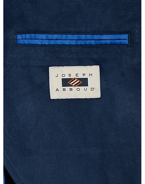 Joseph Abboud Modern Fit Notch Lapel Ultra Suede Soft Jacket, Dark Blue 4 Joseph Abboud Modern Fit Notch Lapel Ultra Suede Soft Jacket, Dark Blue - Image 2