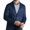 Joseph Abboud Modern Fit Notch Lapel Ultra Suede Soft Jacket, Dark Blue 2 Joseph Abboud Modern Fit Notch Lapel Ultra Suede Soft Jacket, Dark Blue -Male Clothing Store MW40 6NFR 26 JOSEPH ABBOUD DARK BLUE MAIN
