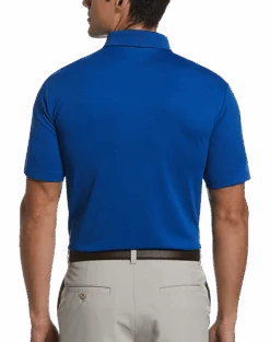 PGA Tour Classic Fit Airflux Polo, Medium Blue 5 PGA Tour Classic Fit Airflux Polo, Medium Blue -Male Clothing Store MW40 6NL0 14 PGA TOUR MED BLUE ALT1