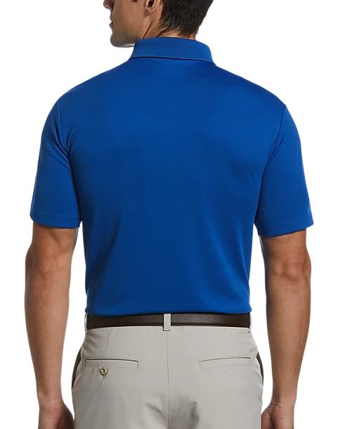 PGA Tour Classic Fit Airflux Polo, Medium Blue 4 PGA Tour Classic Fit Airflux Polo, Medium Blue - Image 2