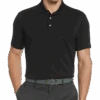 PGA Tour Classic Fit Airflux Polo, Black -Male Clothing Store MW40 6NL2 02 PGA TOUR BLACK MAIN