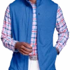 Johnston & Murphy Modern Fit XC4 Performance Full Zip Vest, Blue