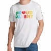 The Phluid Project Classic Fit Proud Parent Graphic Crew, White -Male Clothing Store MW40 6NN1 10 THE PHLUID PROJECT WHITE MAIN