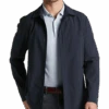 Awearness Kenneth Cole Modern Fit Car Coat, Black 1 Awearness Kenneth Cole Modern Fit Car Coat, Black -Male Clothing Store MW40 71EG 01 AWEARNESS KENNETH COLE NAVY SOLID MAIN
