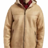 Rainforest Classic Fit Faux Nubuck Hooded Jacket, Cognac -Male Clothing Store MW40 71F5 05 RAINFOREST TAN MAIN
