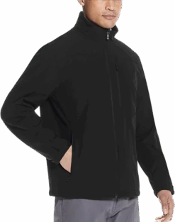 Weatherproof Modern Fit Soft Shell Jacket, Black 9 Weatherproof Modern Fit Soft Shell Jacket, Black -Male Clothing Store MW40 71FG 02 AWEARNESS KENNETH COLE BLACK SOLID ALT2