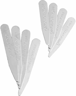 Pronto Uomo Stainless Steel Collar Stays (8-pack)