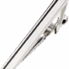 Pronto Uomo Polished Silver-Tone Tie Bar -Male Clothing Store MW40 838T 21 PRONTO UOMO SILVER MAIN