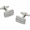 Pronto Uomo Cufflinks, Silver
