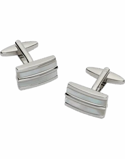 Pronto Uomo Cufflinks, Silver