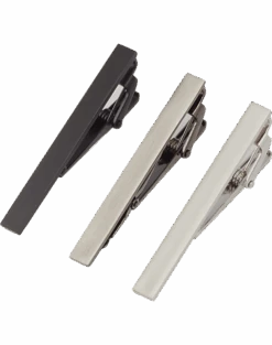 Pronto Uomo Modern Tie Bar 3-Pack