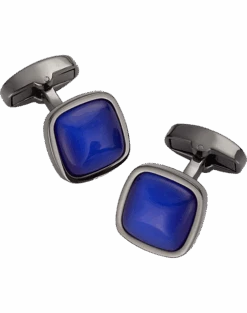 Joseph Abboud Catseye Stone Cufflinks, Blue