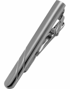 Pronto Uomo Tie Bar, Silver