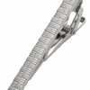 Pronto Uomo Tie Bar, Silver Weave -Male Clothing Store MW40 8UAL 20 PRONTO UOMO SILVER MAIN
