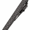 Pronto Uomo Tie Bar, Black Weave -Male Clothing Store MW40 8UAL 21 PRONTO UOMO GUNMETAL MAIN
