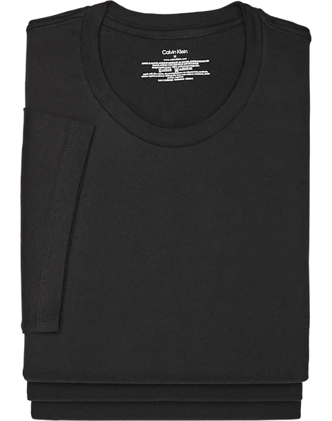 Calvin Klein Crew Neck T-Shirt, 3-Pack, Black 2 Calvin Klein Crew Neck T-Shirt, 3-Pack, Black