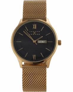 Joseph Abboud Watch, Black & Gold