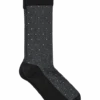 Egara Socks, 1 Pair - Black Dots -Male Clothing Store MW40 8V5R 33 EGARA DOTS BLK MAIN