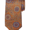 Joseph Abboud Narrow Silk Tie, Rust Paisley Medallion -Male Clothing Store MW40 8VEH 15 JOSEPH ABBOUD RUST MAIN