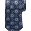 Joseph Abboud Narrow Tie, Navy & Blue Medallion -Male Clothing Store MW40 8VEK 01 JOSEPH ABBOUD NAVY MAIN