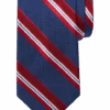 Pronto Uomo Narrow Tie, Navy Stripe -Male Clothing Store MW40 8VEP 01 PRONTO UOMO NAVY MAIN